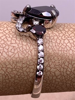 *Кольцо р.17,5 Гранат Романовы арт. 01-2021/00ГР-00-584 вес 3,07 г - фото 311068