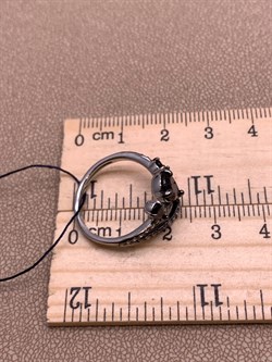 *Кольцо р.17,5 Гранат Романовы арт. 01-2021/00ГР-00-584 вес 3,07 г - фото 311074