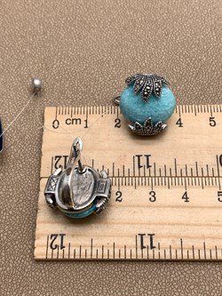 *Серьги Микс Марказит Амазонит арт. HE1431-291 вес 14,18 г - фото 311379 *Серьги Микс Марказит Амазонит арт. HE1431-291 вес 14,18 г - фото 311379