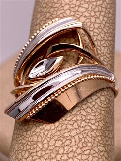 *Кольцо р.17 цв Красное арт. 01-5112-00-000-1110-04-942 вес 3,28 г - фото 311683