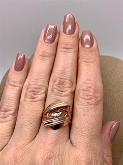 *Кольцо р.17 цв Красное арт. 01-5112-00-000-1110-04-942 вес 3,28 г - фото 311685