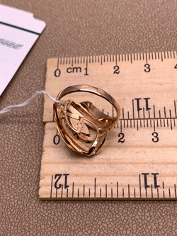 *Кольцо р.17 цв Красное арт. 01-5112-00-000-1110-04-942 вес 3,28 г - фото 311686