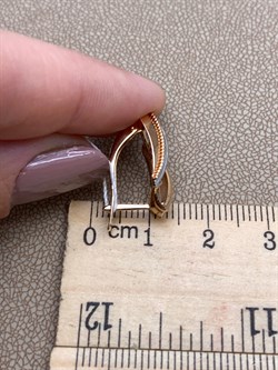 *Серьги цв Красное арт. 02-4088-00-000-1110-04-112 вес 3,7 г - фото 311693