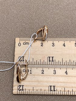 *Серьги цв Красное арт. 02-3867-00-000-1110-65-989 вес 2,25 г - фото 311711