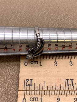 *Кольцо р.18,5 Голубой Топаз Романовы арт. 01-1817/00ТБ-00-012 вес 2,46 г - фото 311821