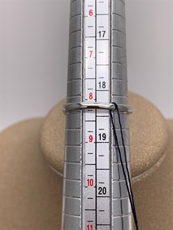 *Кольцо р.18,5 Голубой Топаз Романовы арт. 01-1817/00ТБ-00-012 вес 2,46 г - фото 311822