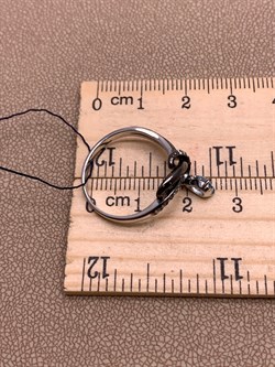 *Кольцо р.18,5 Голубой Топаз Романовы арт. 01-1817/00ТБ-00-012 вес 2,46 г - фото 311830