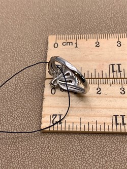 *Кольцо р.17,5 Голубой Топаз Романовы арт. 01-1816/00ТБ-00-005 вес 2,46 г - фото 311848