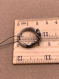 *Кольцо р.17,5 Голубой Топаз Романовы арт. 01-1813/00ТБ-00-485 вес 3,33 г - фото 311884