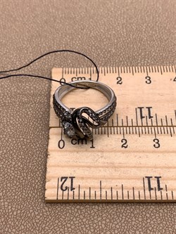 *Кольцо р.17 Голубой Топаз Романовы арт. 01-1813/00ТБ-00-788 вес 3 г - фото 311893