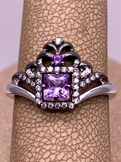 *Кольцо р.18 Аметист Романовы арт. 01-1819/00АМ-00-036 вес 3,04 г - фото 312050 *Кольцо р.18 Аметист Романовы арт. 01-1819/00АМ-00-036 вес 3,04 г - фото 312050