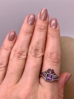 *Кольцо р.18 Аметист Романовы арт. 01-1819/00АМ-00-036 вес 3,04 г - фото 312051 *Кольцо р.18 Аметист Романовы арт. 01-1819/00АМ-00-036 вес 3,04 г - фото 312051