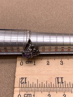 *Кольцо р.17,5 Аметист Романовы арт. 01-1819/00АМ-00-515 вес 3,05 г - фото 312056 *Кольцо р.17,5 Аметист Романовы арт. 01-1819/00АМ-00-515 вес 3,05 г - фото 312056