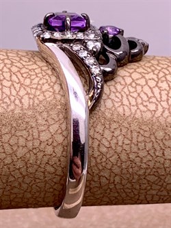 *Кольцо р.17,5 Аметист Романовы арт. 01-1819/00АМ-00-515 вес 3,05 г - фото 312059 *Кольцо р.17,5 Аметист Романовы арт. 01-1819/00АМ-00-515 вес 3,05 г - фото 312059