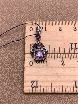 *Подвеска Аметист Аметист Романовы арт. 03-1819/00АМ-00-166 вес 1,27 г - фото 312071 *Подвеска Аметист Аметист Романовы арт. 03-1819/00АМ-00-166 вес 1,27 г - фото 312071