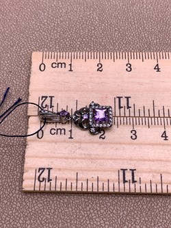 *Подвеска Аметист Романовы арт. 03-1819/00АМ-00-552 вес 1,14 г - фото 312078 *Подвеска Аметист Романовы арт. 03-1819/00АМ-00-552 вес 1,14 г - фото 312078