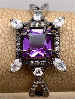 *Кольцо р.20 Аметист Романовы арт. 01-1821/00АМ-00-326 вес 3,28 г - фото 312107 *Кольцо р.20 Аметист Романовы арт. 01-1821/00АМ-00-326 вес 3,28 г - фото 312107