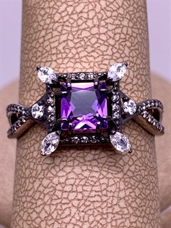 *Кольцо р.20 Аметист Романовы арт. 01-1821/00АМ-00-326 вес 3,28 г - фото 312108 *Кольцо р.20 Аметист Романовы арт. 01-1821/00АМ-00-326 вес 3,28 г - фото 312108