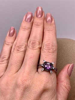 *Кольцо р.20 Аметист Романовы арт. 01-1821/00АМ-00-326 вес 3,28 г - фото 312109 *Кольцо р.20 Аметист Романовы арт. 01-1821/00АМ-00-326 вес 3,28 г - фото 312109