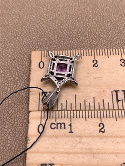 *Подвеска Аметист Романовы арт. 03-1821/00АМ-00-418 вес 1,6 г - фото 312118 *Подвеска Аметист Романовы арт. 03-1821/00АМ-00-418 вес 1,6 г - фото 312118