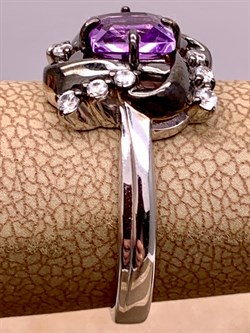 *Кольцо р.17,5 Аметист Романовы арт. 01-2023/00АМ-00-735 вес 3,8 г - фото 312134