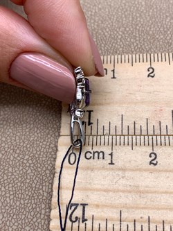 *Подвеска Аметист Романовы арт. 03-2023/00АМ-00-889 вес 2,07 г - фото 312149 *Подвеска Аметист Романовы арт. 03-2023/00АМ-00-889 вес 2,07 г - фото 312149