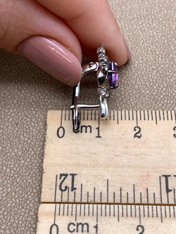 *Серьги Аметист Романовы арт. 02-2023/00АМ-00-834 вес 5,16 г - фото 312170 *Серьги Аметист Романовы арт. 02-2023/00АМ-00-834 вес 5,16 г - фото 312170