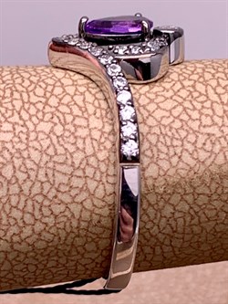 *Кольцо р.19 Аметист Романовы арт. 01-2027/00АМ-00-067 вес 2,77 г - фото 312223