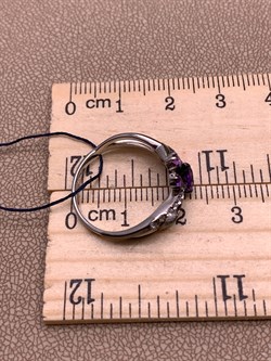 *Кольцо р.17,5 Аметист Романовы арт. 01-2029/00АМ-00-155 вес 2,5 г - фото 312281 *Кольцо р.17,5 Аметист Романовы арт. 01-2029/00АМ-00-155 вес 2,5 г - фото 312281