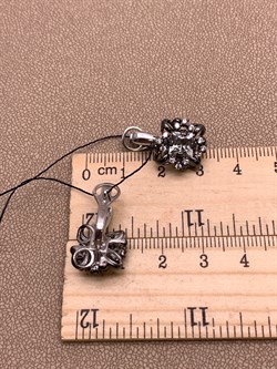 *Серьги Празиолит Романовы арт. 02-2022/00ЗА-00-974 вес 6,1 г - фото 312318 *Серьги Празиолит Романовы арт. 02-2022/00ЗА-00-974 вес 6,1 г - фото 312318