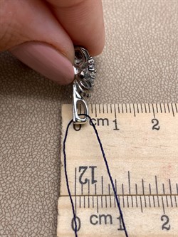 *Подвеска Празиолит Романовы арт. 03-2022/000П-00-000 вес 2,23 г - фото 312333