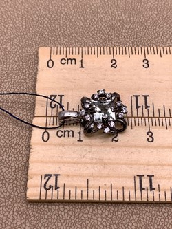 *Подвеска Празиолит Романовы арт. 03-2022/000П-00-000 вес 2,23 г - фото 312335