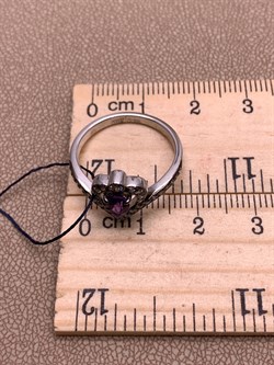 *Кольцо р.17,5 Аметист Романовы арт. 01-2027/00АМ-00-667 вес 2,7 г - фото 312350 *Кольцо р.17,5 Аметист Романовы арт. 01-2027/00АМ-00-667 вес 2,7 г - фото 312350