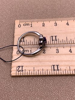 *Кольцо р.17,5 Аметист Романовы арт. 01-2027/00АМ-00-667 вес 2,7 г - фото 312351 *Кольцо р.17,5 Аметист Романовы арт. 01-2027/00АМ-00-667 вес 2,7 г - фото 312351