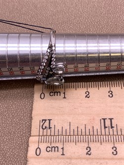 *Кольцо р.19,5 Празиолит Романовы арт. 01-2021/000П-00-964 вес 2,93 г - фото 312392 *Кольцо р.19,5 Празиолит Романовы арт. 01-2021/000П-00-964 вес 2,93 г - фото 312392