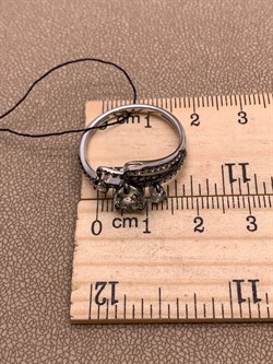 *Кольцо р.19,5 Празиолит Романовы арт. 01-2021/000П-00-964 вес 2,93 г - фото 312400 *Кольцо р.19,5 Празиолит Романовы арт. 01-2021/000П-00-964 вес 2,93 г - фото 312400