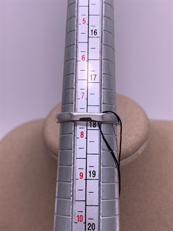 *Кольцо р.18 Зеленый Агат Романовы арт. 01-2023/00АГ-00-901 вес 3,93 г - фото 312441