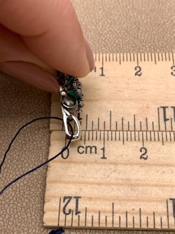 *Подвеска Зеленый Агат Романовы арт. 03-2022/00АГ-00-929 вес 2,44 г - фото 312462 *Подвеска Зеленый Агат Романовы арт. 03-2022/00АГ-00-929 вес 2,44 г - фото 312462