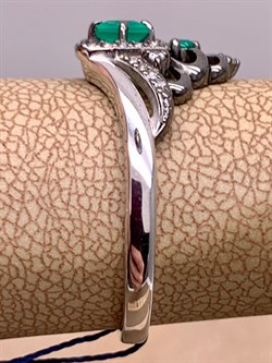 *Кольцо р.20 Зеленый Агат Романовы арт. 01-1819/00АГ-00-029 вес 3,11 г - фото 312469 *Кольцо р.20 Зеленый Агат Романовы арт. 01-1819/00АГ-00-029 вес 3,11 г - фото 312469