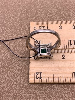 *Кольцо р.19,5 Зеленый Агат Романовы арт. 01-1821/00АГ-00-050 вес 3,63 г - фото 312492 *Кольцо р.19,5 Зеленый Агат Романовы арт. 01-1821/00АГ-00-050 вес 3,63 г - фото 312492