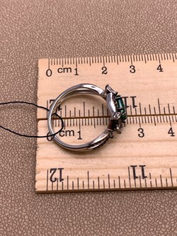 *Кольцо р.19,5 Зеленый Агат Романовы арт. 01-1821/00АГ-00-050 вес 3,63 г - фото 312494 *Кольцо р.19,5 Зеленый Агат Романовы арт. 01-1821/00АГ-00-050 вес 3,63 г - фото 312494