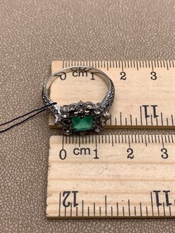 *Кольцо р.19,5 Зеленый Агат Романовы арт. 01-2031/0М66-00-881 вес 3,95 г - фото 312503 *Кольцо р.19,5 Зеленый Агат Романовы арт. 01-2031/0М66-00-881 вес 3,95 г - фото 312503