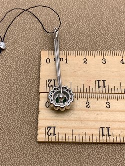 *Брошь Зеленый Агат Романовы арт. 04-2297/00АГ-00-696 вес 3,74 г - фото 312535 *Брошь Зеленый Агат Романовы арт. 04-2297/00АГ-00-696 вес 3,74 г - фото 312535