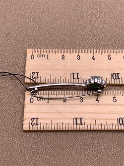 *Брошь Зеленый Агат Романовы арт. 04-2297/00АГ-00-836 вес 3,66 г - фото 312540 *Брошь Зеленый Агат Романовы арт. 04-2297/00АГ-00-836 вес 3,66 г - фото 312540