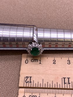 *Кольцо р.16,5 Зеленый Агат арт. 01-1167/00АГ-00-058 вес 3,39 г - фото 312577 *Кольцо р.16,5 Зеленый Агат арт. 01-1167/00АГ-00-058 вес 3,39 г - фото 312577