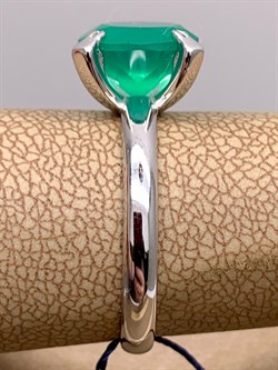 *Кольцо р.19 Зеленый Агат арт. 01-1840/00АГ-00-146 вес 3,09 г - фото 312600 *Кольцо р.19 Зеленый Агат арт. 01-1840/00АГ-00-146 вес 3,09 г - фото 312600