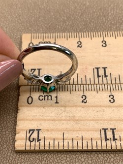 *Кольцо р.17 Зеленый Агат арт. 01-1928/00АГ-00-388 вес 2,36 г - фото 312613 *Кольцо р.17 Зеленый Агат арт. 01-1928/00АГ-00-388 вес 2,36 г - фото 312613