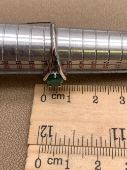 *Кольцо р.18 Зеленый Агат арт. 01-1850/00АГ-00-130 вес 2,49 г - фото 312617 *Кольцо р.18 Зеленый Агат арт. 01-1850/00АГ-00-130 вес 2,49 г - фото 312617