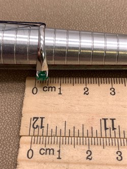 *Кольцо р.17 Зеленый Агат арт. 01-1280/00АГ-00-541 вес 1,9 г - фото 312628