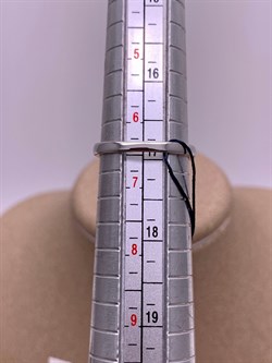 *Кольцо р.17 Зеленый Агат арт. 01-1280/00АГ-00-541 вес 1,9 г - фото 312629